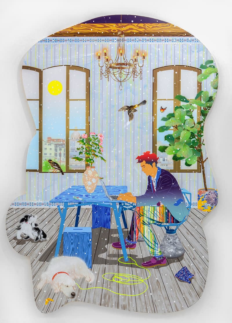 日本艺术家松山智一首次中国大型展览现已登陆上海