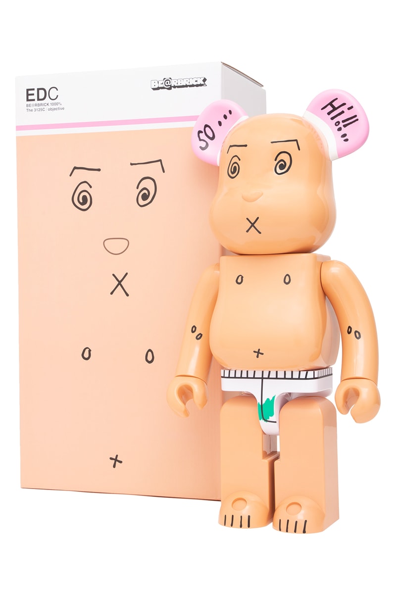 3125C x OBJECTIVE x MEDICOM TOY 聯乘 EDC BE@RBRICK 即將升級後復刻發售