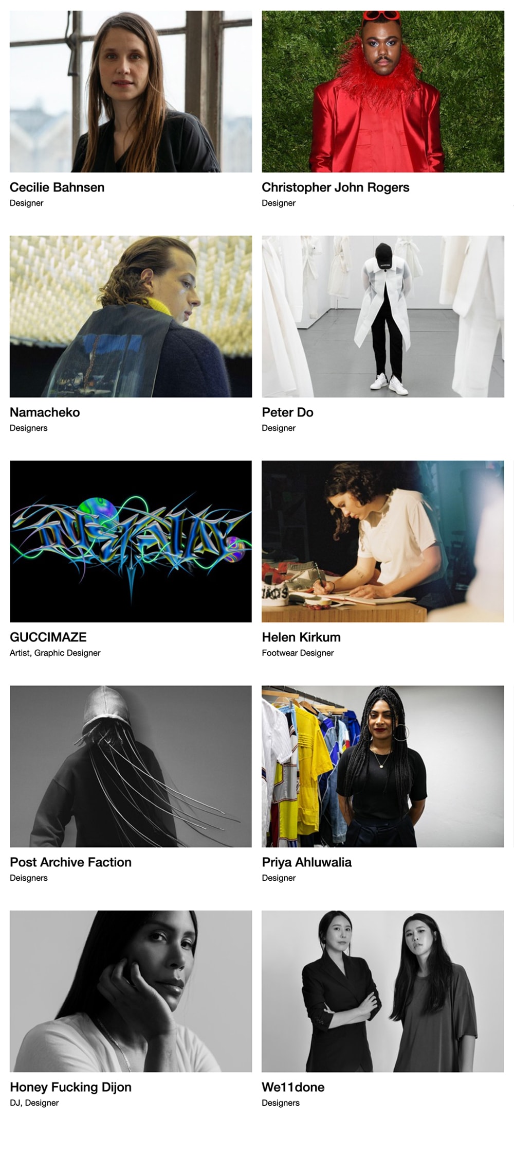 HYPEBEAST 評選 2020 年年度影響力榜單「HB 100」完整公開