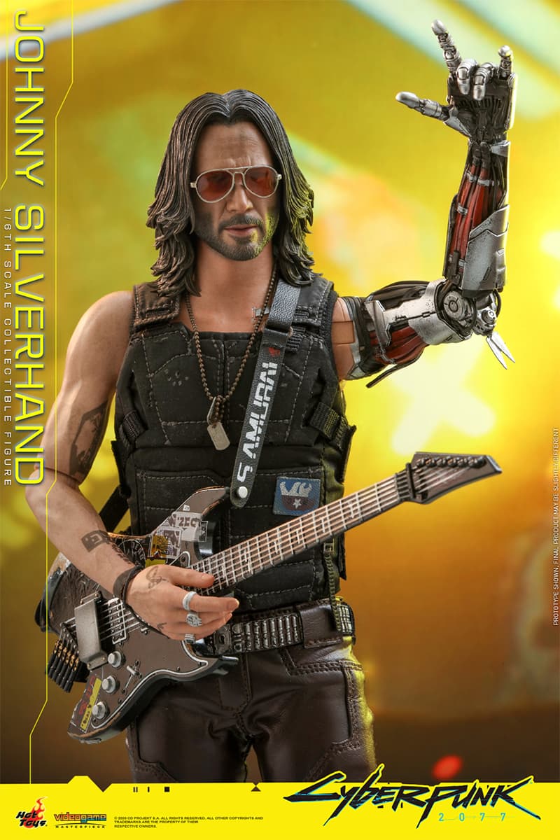 Hot Toys 推出 1：6 尺寸《Cyberpunk 2077》Johnny Silverhand 可動公仔