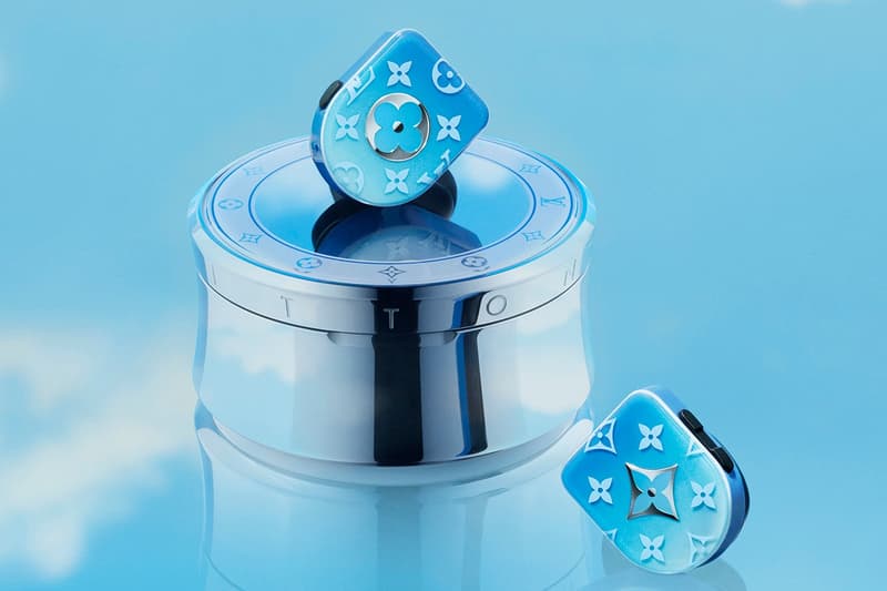 Louis Vuitton 推出全新「Gradient Blue」造型 Horizon 無線耳機