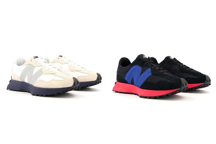 New Balance 327 全新「白藍、黑紅」配色正式上架