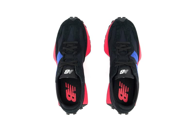New Balance 327 全新「白藍、黑紅」配色正式上架