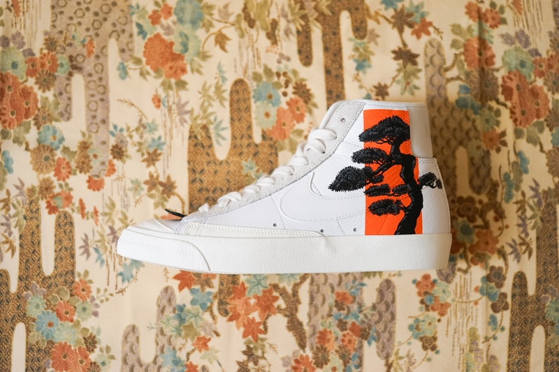 Simple Union 携手 The Flying Hawk Studio 打造全新客制鞋款 Nike Blazer 77 Mid「松山」