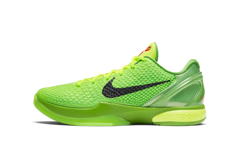 Nike Kobe 6 Protro「Grinch」官方圖輯、發售情報正式公開