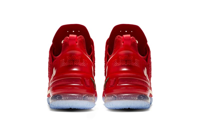 Nike LeBron 18 全新聖誕節配色「X-Mas in LA」正式發佈