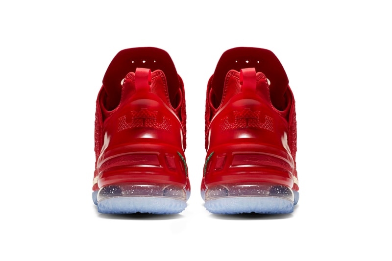 Nike LeBron 18 全新聖誕節配色「X-Mas in LA」正式發佈