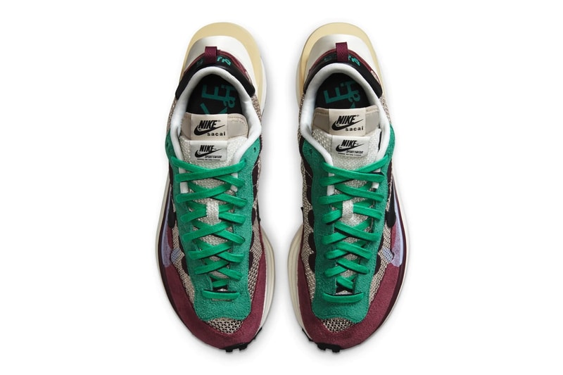 sacai x Nike Vaporwaffle 全新「紫綠配色」官方圖輯、發售情報公開