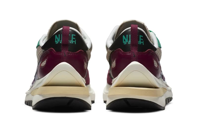 sacai x Nike Vaporwaffle 全新「紫綠配色」官方圖輯、發售情報公開