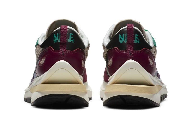 sacai x Nike Vaporwaffle 全新「紫綠配色」官方圖輯、發售情報公開