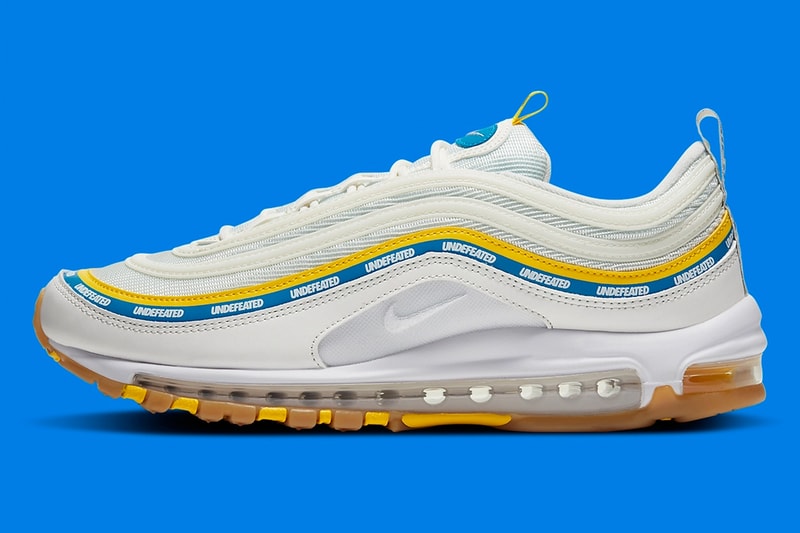 率先預覽 UNDEFEATED x Nike Air Max 97 全新聯乘藍黃配色