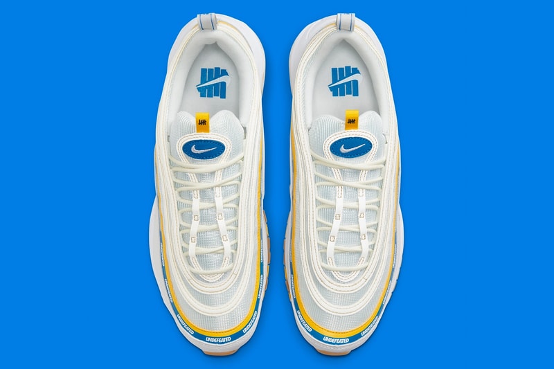 率先預覽 UNDEFEATED x Nike Air Max 97 全新聯乘藍黃配色