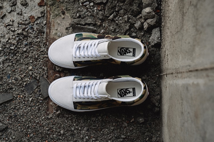 Vans 自由定制鞋平台推出 BAPE® 限定联名迷彩印花系列