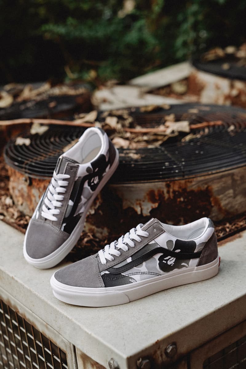 Vans 自由定制鞋平台推出 BAPE® 限定联名迷彩印花系列