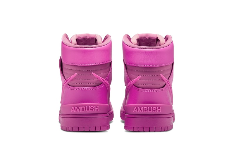 AMBUSH x Nike Dunk High 最新配色「Cosmic Fuchsia」官方圖輯、發售情報正式公佈