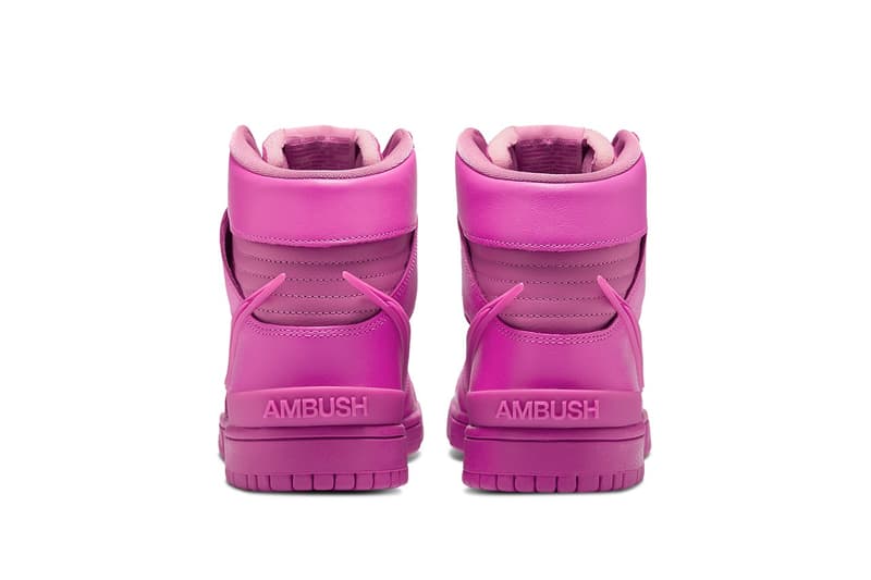 AMBUSH x Nike Dunk High 最新聯名配色「Cosmic Fuchsia」官方發售情報公開