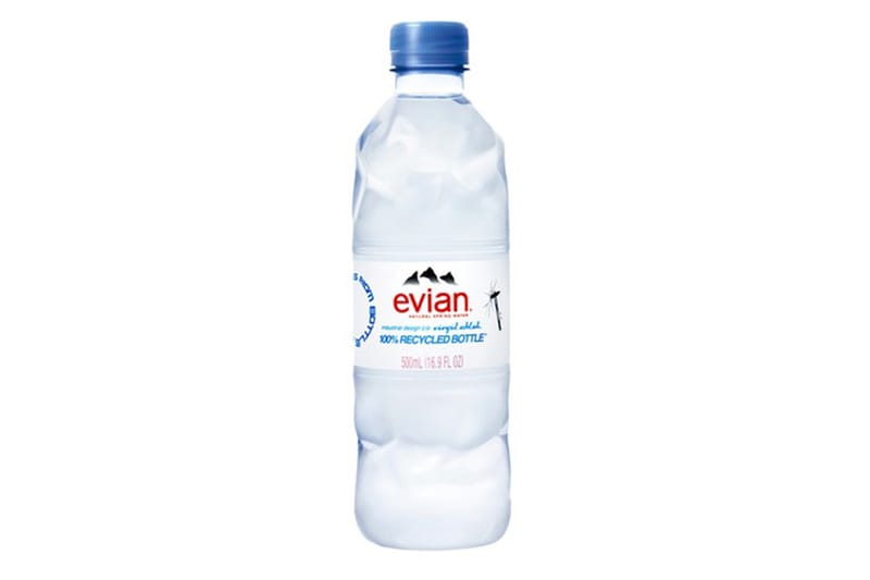 Evian x Virgil Abloh 全新瓶裝水設計正式登場