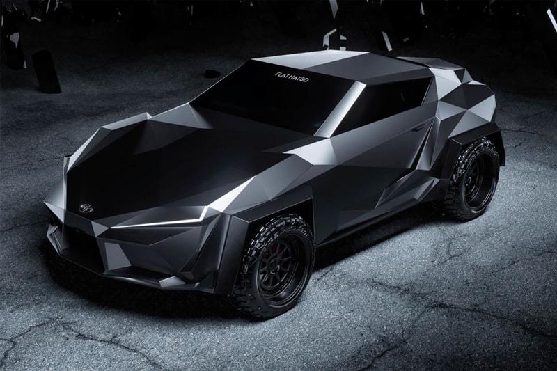 FLAT HAT 3D Studio 打造 Toyota Supra 防彈裝甲改裝車型