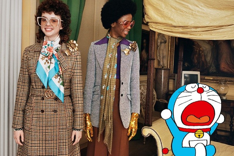 Gucci 攜手《Doraemon 哆啦A夢》打造最新聯名系列
