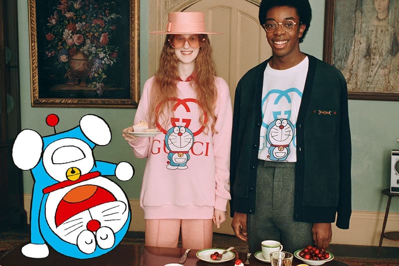 Gucci 攜手《Doraemon 哆啦A夢》打造最新聯名系列
