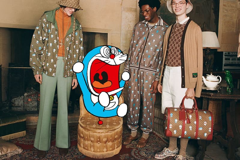Gucci 攜手《Doraemon 哆啦A夢》打造最新聯名系列