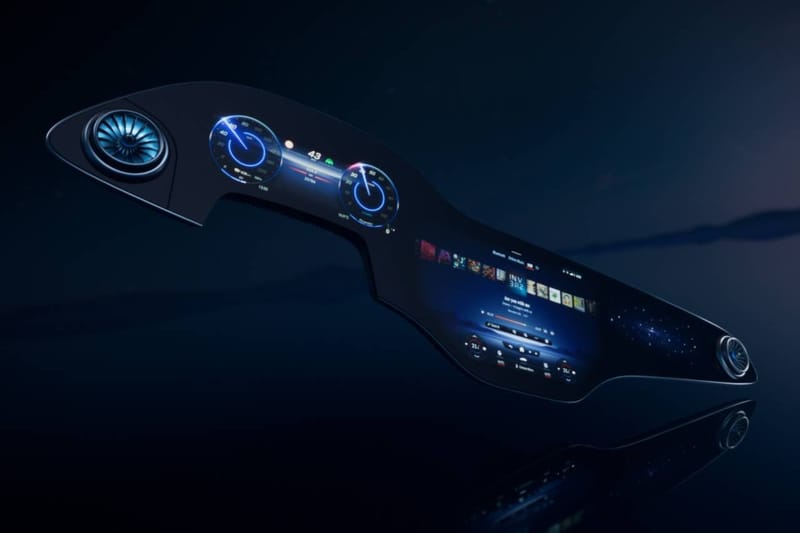 Mercedes-Benz 揭示全新 56 英吋人工智能顯示屏 MBUX Hyperscreen
