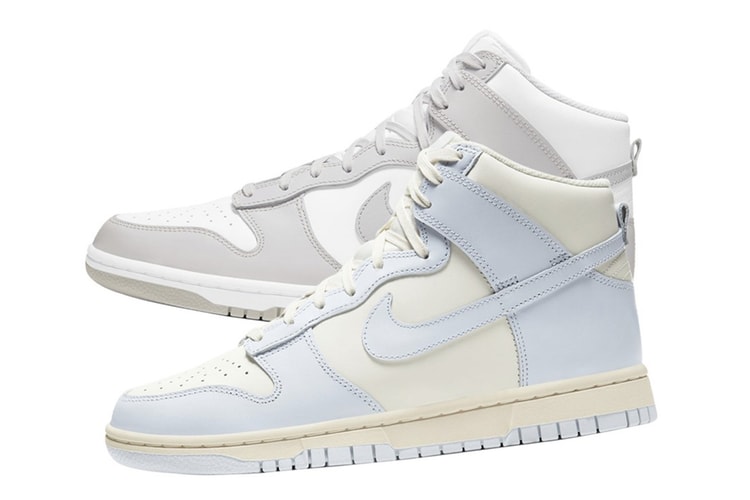 Nike Dunk High 全新配色「Bust Gray」、「Football Gray」正式發佈