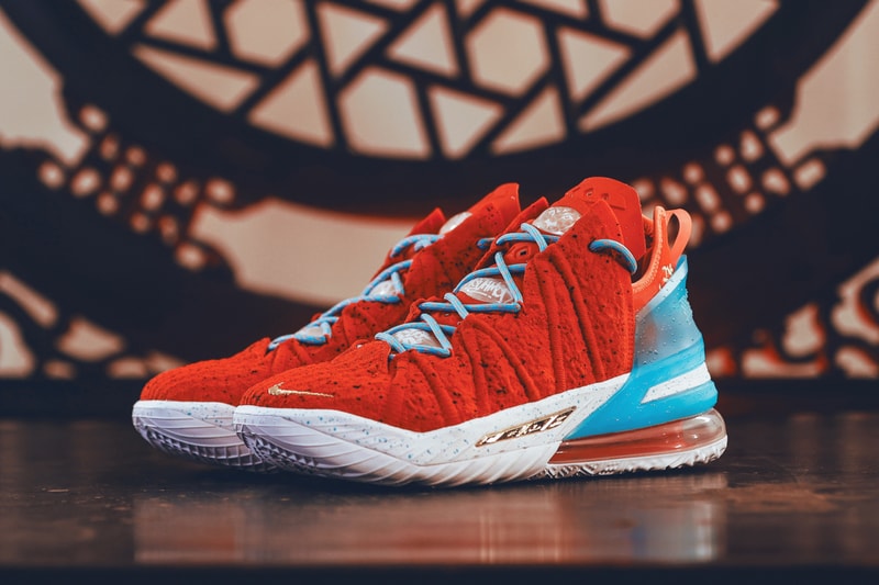 细节近赏 Nike LeBron 18「恭喜发财」别注配色