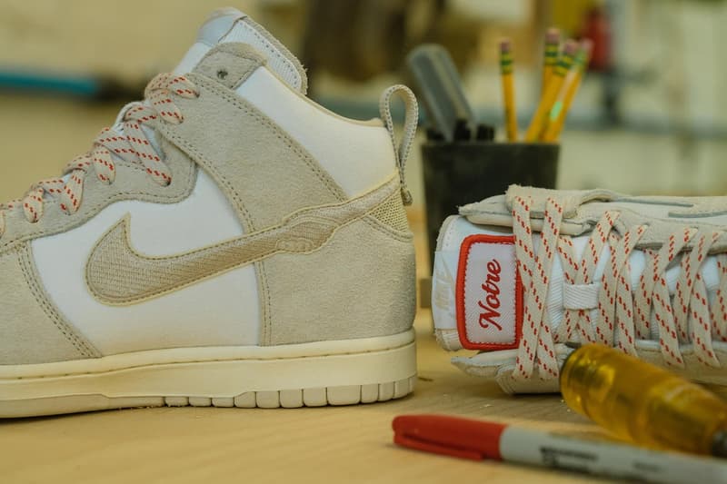 Notre x Nike Dunk High 全新聯乘系列鞋款正式發佈