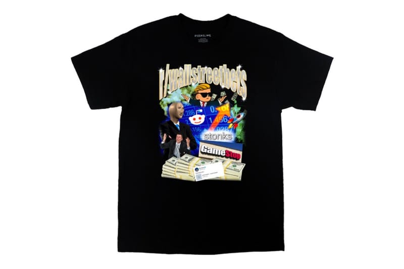 PizzaSlime「r/WallStreetBets」T-Shirt 正式登場