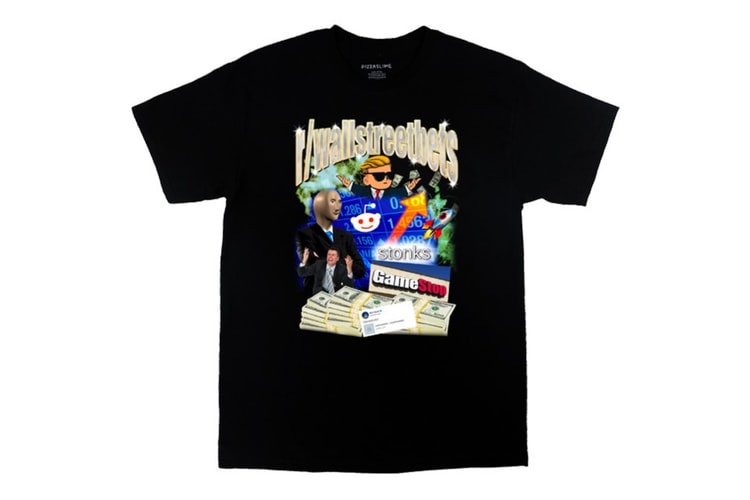 PizzaSlime「r/WallStreetBets」T-Shirt 正式登場
