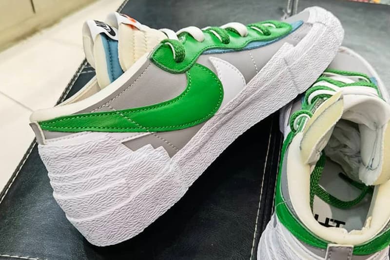 sacai x Nike Blazer Low 2021 春夏聯名配色「Classic Green」率先曝光