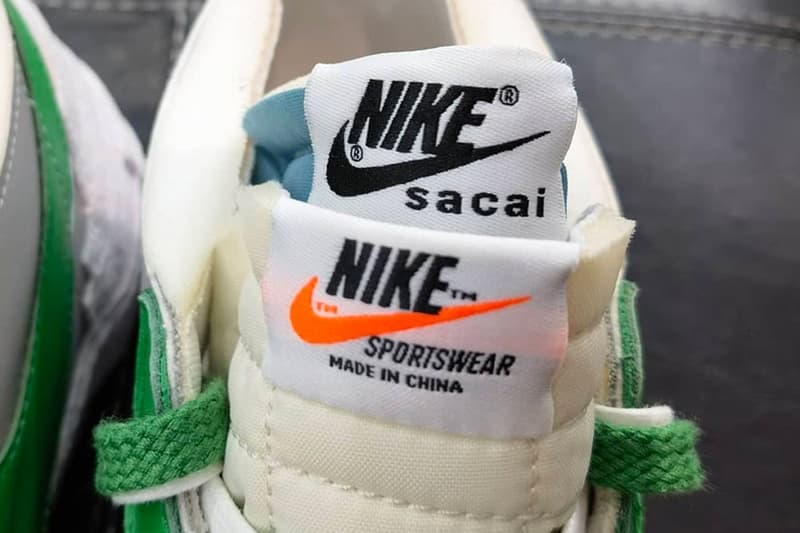 sacai x Nike Blazer Low 2021 春夏聯名配色「Classic Green」率先曝光