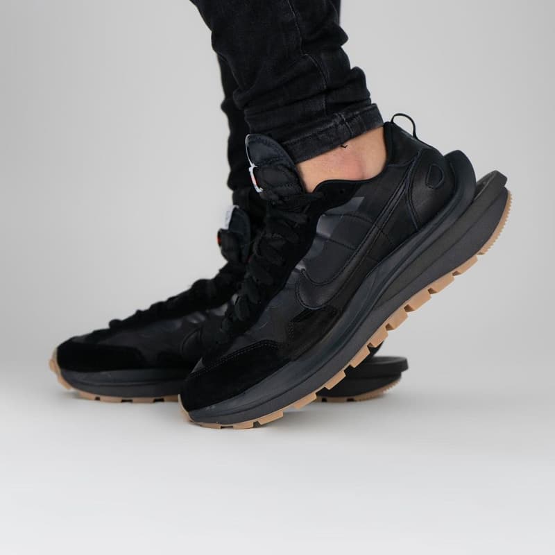 率先近賞 sacai x Nike Vaporwaffle 全新黑魂配色「Black/Gum」