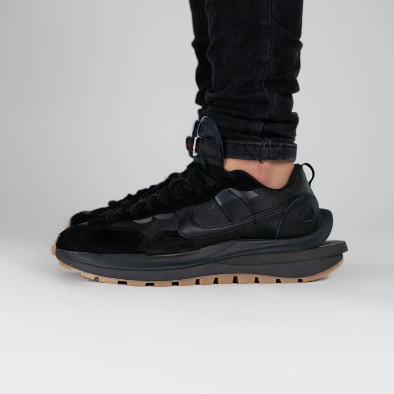 率先近賞 sacai x Nike Vaporwaffle 全新黑魂配色「Black/Gum」