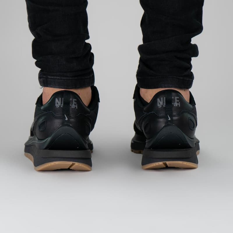 率先近賞 sacai x Nike Vaporwaffle 全新黑魂配色「Black/Gum」