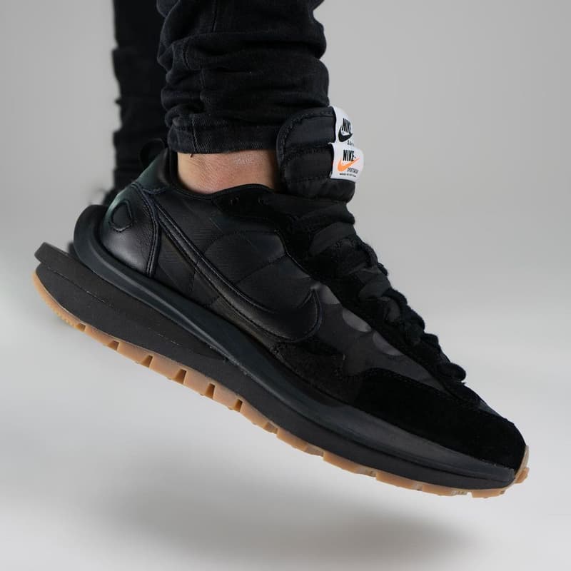 率先近賞 sacai x Nike Vaporwaffle 全新黑魂配色「Black/Gum」
