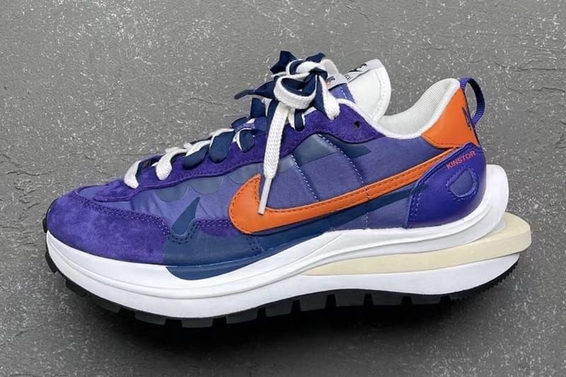 sacai x Nike VaporWaffle 最新聯名配色「Dark Iris」近賞圖輯再曝光
