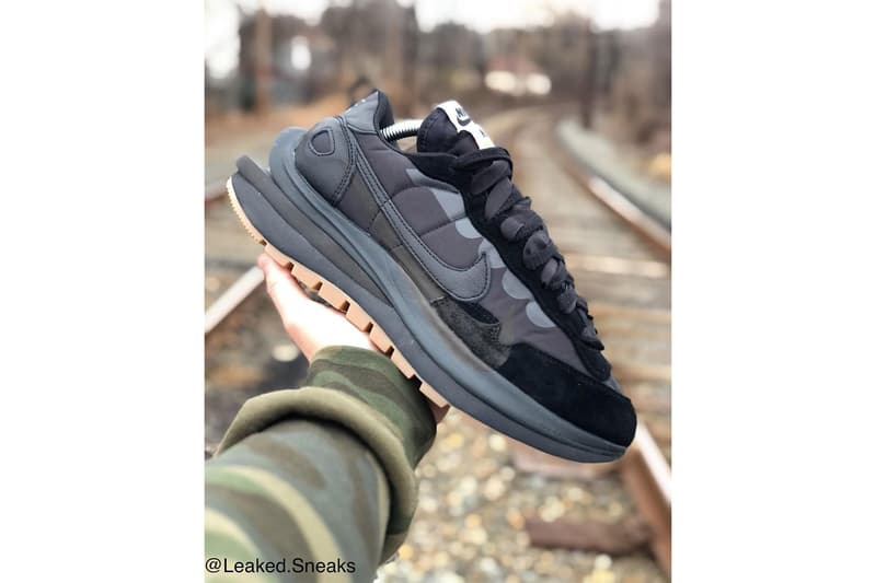 sacai x Nike Vaporwaffle 全新「Nylon Black」配色率先曝光