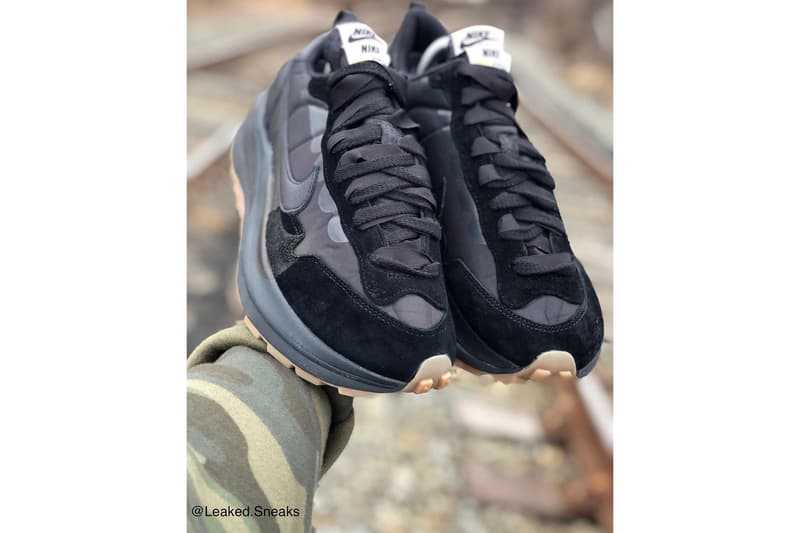 sacai x Nike Vaporwaffle 全新「Nylon Black」配色率先曝光