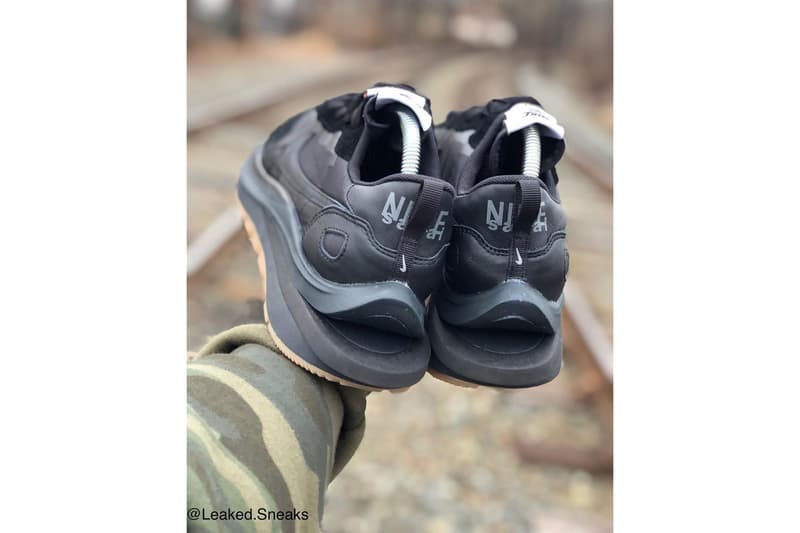 sacai x Nike Vaporwaffle 全新「Nylon Black」配色率先曝光