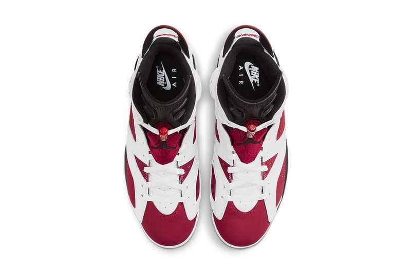 Air Jordan 6 全新復刻鞋款「Carmine」官方圖輯、發售情報正式公開