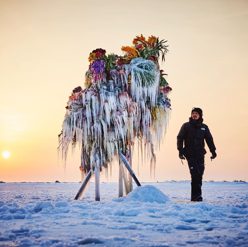 知名花卉藝術家 Azuma Makoto 打造全新作品《Frozen Flowers》