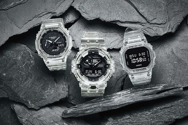 G-Shock 發表全新半透明物料 Transparent Pack 系列腕錶
