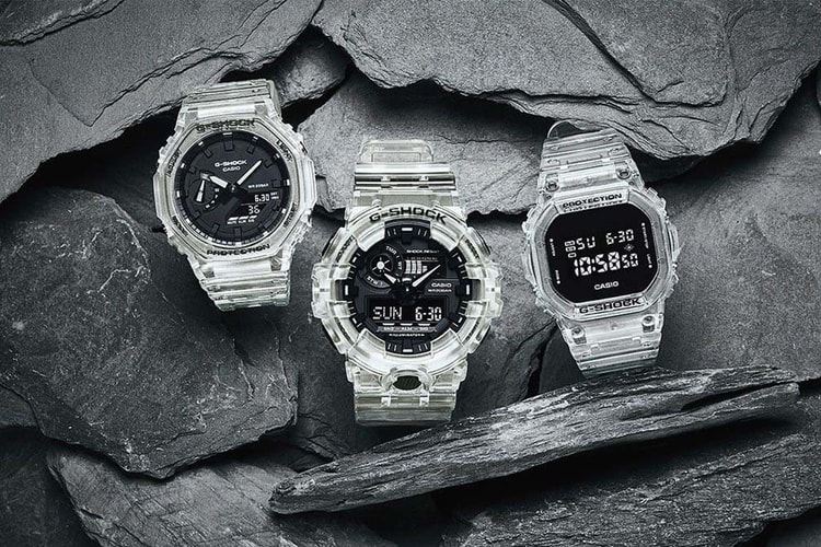 G-Shock 發表全新半透明物料 Transparent Pack 系列腕錶