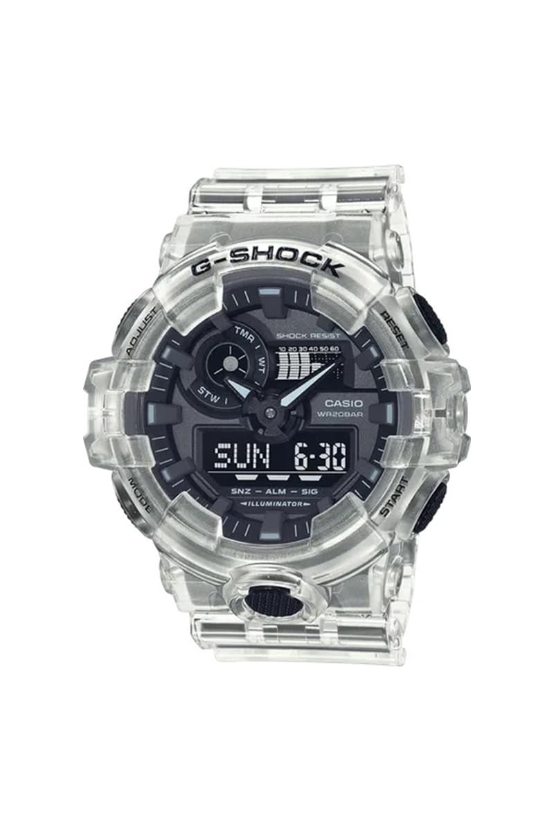 G-Shock 發表全新半透明物料 Transparent Pack 系列腕錶