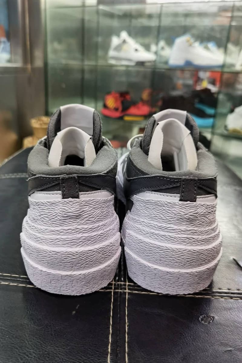 率先近賞 sacai x Nike Blazer Low 全新聯乘黑灰配色