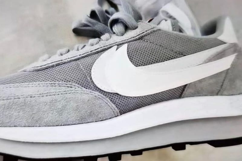 sacai x Nike LDWaffle 聯乘鞋款最新灰白配色曝光