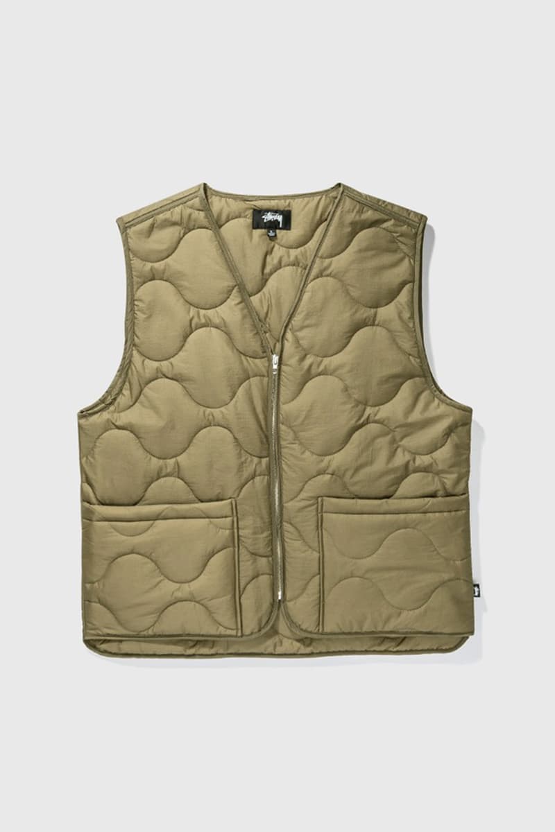 Stüssy 全新 Quilted Liner 背心正式上架