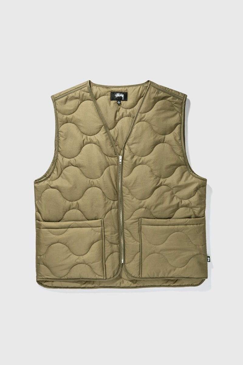 Stüssy 全新 Quilted Liner 背心正式上架